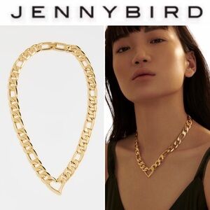 JENNY BIRD Vera Chain Necklace Luxe Gold NWT 218$